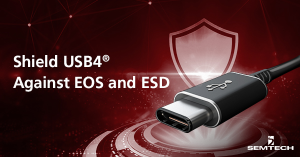 屏蔽USB4抵抗EOS和ESD