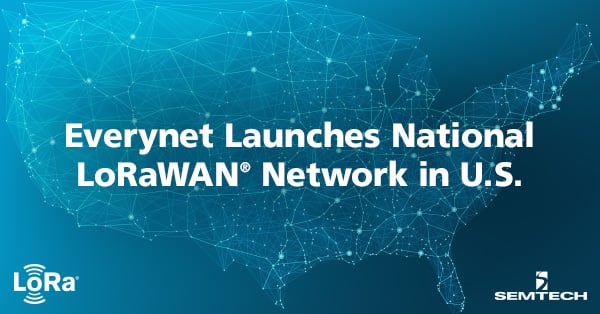 Everynet lance un réseau LoRaWAN national aux États-Unis