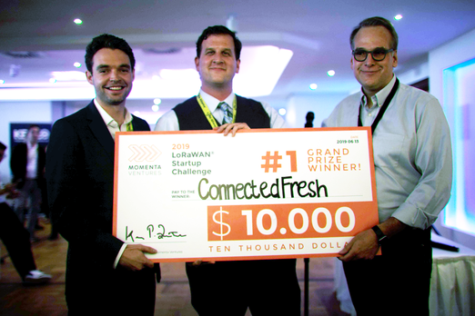ConnectedFresh-Momenta-LoRaWAN-Startup-Challenge-Winner