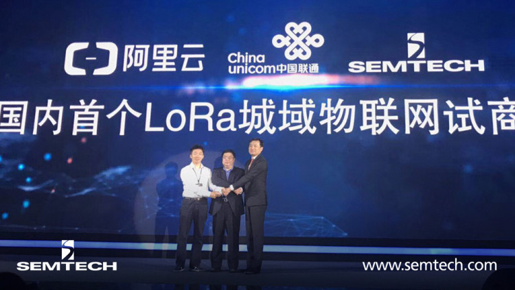 Semtech的LoRa技术扩188bet金博宝滚球大了在中国领先的物联网(IoT)平台的影响力