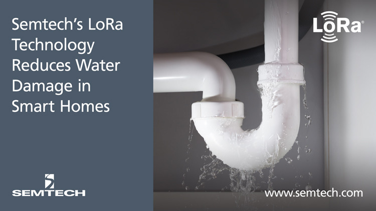 Semtech的LoRa®技术减188bet金博宝滚球少智能家居的水损害