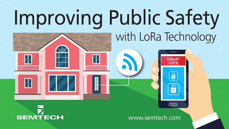 小米产品利用Semtech的LoRa技术，帮助提高公共安全可控的移动应用188bet金博宝滚球程序，小米产品的LoRa电子门锁可使用长达三年的电池寿命