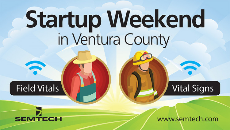 Semtech使用Semtech的Lora Technology and Linkcharge，企业家和学生竞争开发真实世界的IoT应用程序，宣布了第二年创业周末Ventura County的新创新188bet金博宝滚球