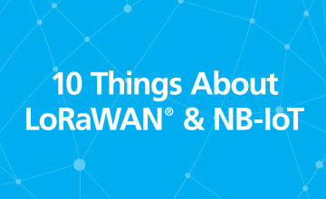 关于Lorawan和NB-iot信息图的10件事